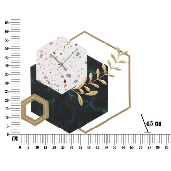 OROLOGIO DA MURO HEXAGON