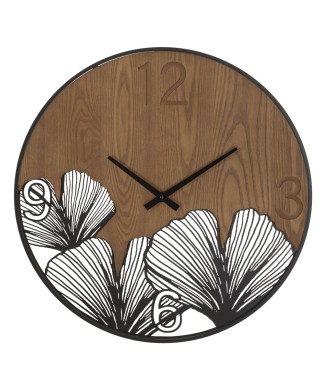 OROLOGIO DA MURO SUPER WOOD/LEAF