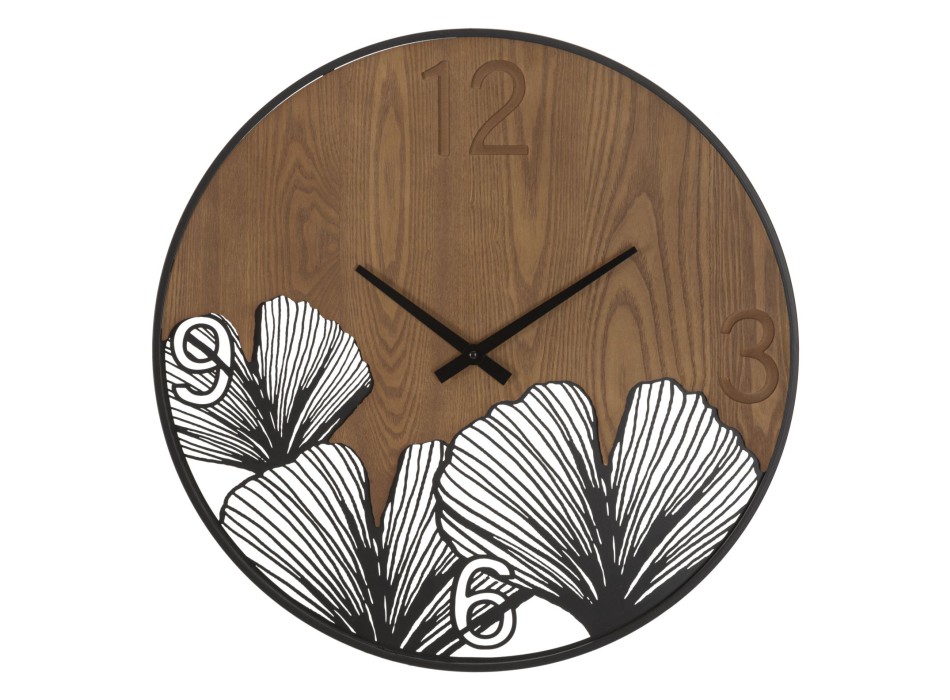 OROLOGIO DA MURO SUPER WOOD/LEAF