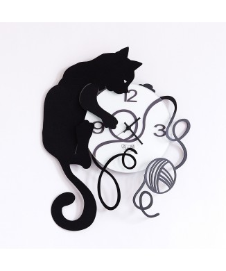 Orologio Gatto Gomitolo 2598C71 Arti e Mestieri