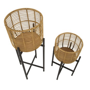 P/VASI RATTAN COPPIA