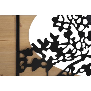 PANNELLO DA MURO TREE FERRO E WOOD SET 3PZ