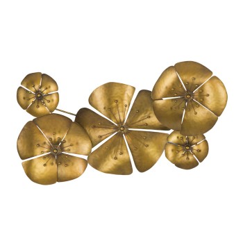 PANNELLO IN FERRO FLOWER GOLDY -A-