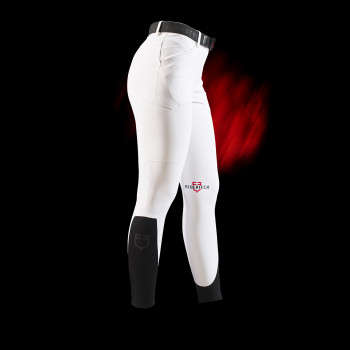 Pantalone slim fit donna Equestro Ridertechnology full grip