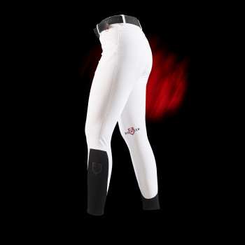 Pantalone slim fit donna Equestro Ridertechnology full grip