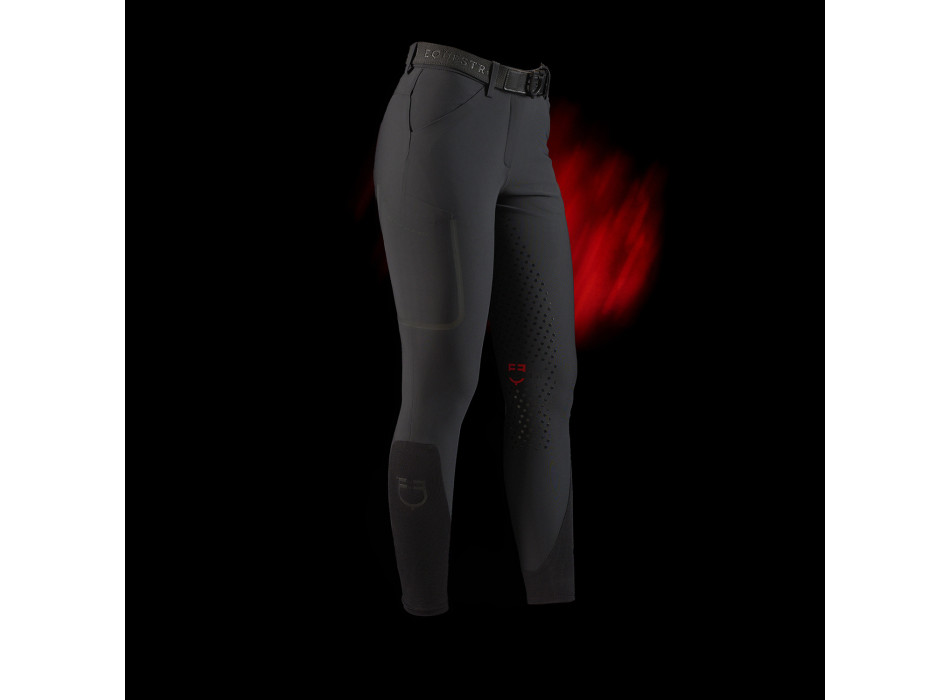 Pantalone slim fit donna Equestro Ridertechnology full grip