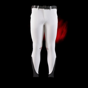 Pantalone slim fit uomo Equestro Ridertechnology cuciture termosaldate