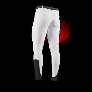 Pantalone slim fit uomo Equestro Ridertechnology cuciture termosaldate