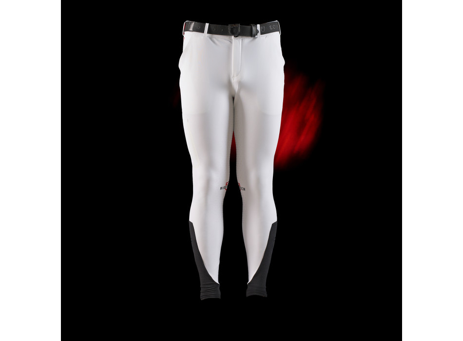 Pantalone slim fit uomo Equestro Ridertechnology full grip