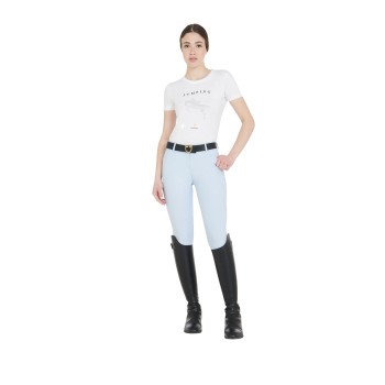 PANTALONI DONNA ESTIVI SLIM FIT IN TESSUTO TECNICO BIELASTICO