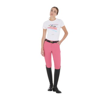 PANTALONI DONNA ESTIVI SLIM FIT IN TESSUTO TECNICO BIELASTICO