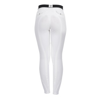 PANTALONI DONNA MODELLO RACE IN COTONE ELASTICIZZATO