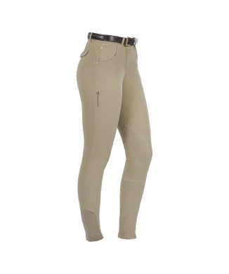 PANTALONI DONNA MODELLO RACE IN COTONE ELASTICIZZATO