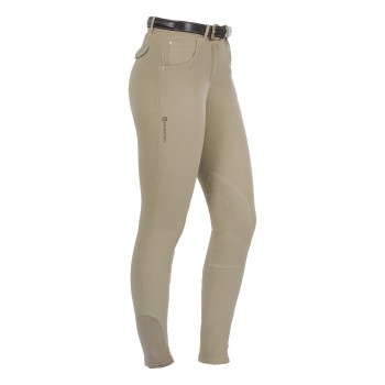 PANTALONI DONNA MODELLO RACE IN COTONE ELASTICIZZATO