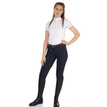 PANTALONI DONNA MODELLO SELENE IN COTONE ELASTICIZZATO