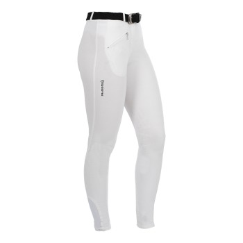 PANTALONI DONNA MODELLO SELENE IN COTONE ELASTICIZZATO CON GRIP