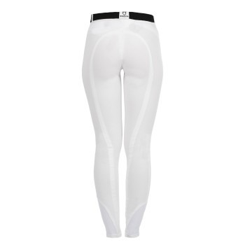 PANTALONI DONNA MODELLO SELENE IN COTONE ELASTICIZZATO CON GRIP