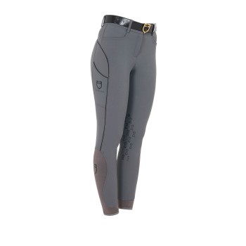 PANTALONI DONNA SLIM FIT CON GRIP SUL GINOCCHIO