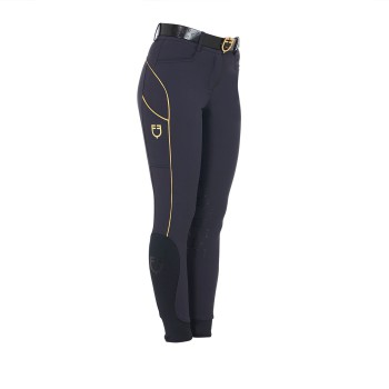 PANTALONI DONNA SLIM FIT CON GRIP SUL GINOCCHIO