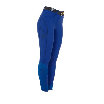 PANTALONI DONNA SLIM FIT CON GRIP SUL GINOCCHIO