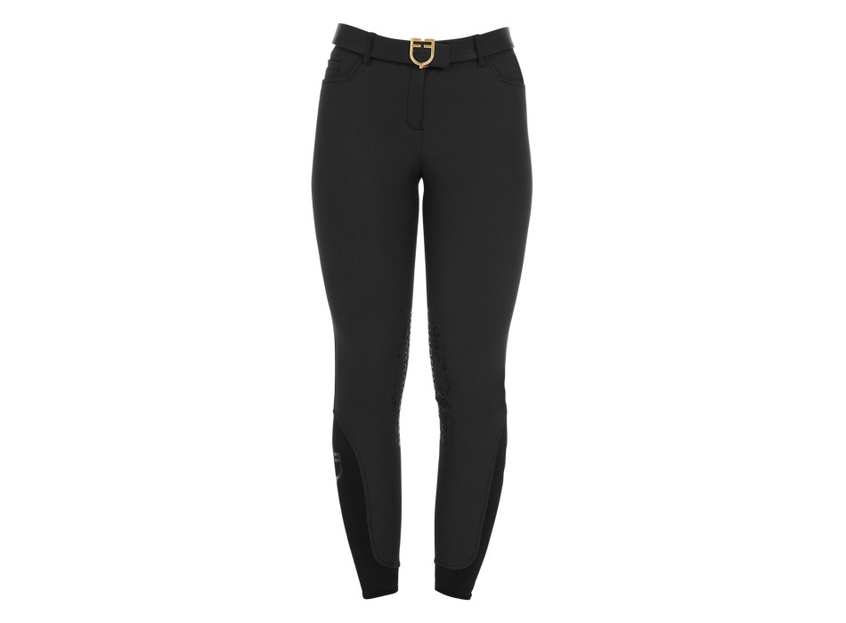 PANTALONI DONNA SLIM FIT GRIP CON LOGO EQUESTRO