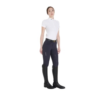 PANTALONI DONNA TESSUTO TECNICO CON GRIP SUL GINOCCHIO