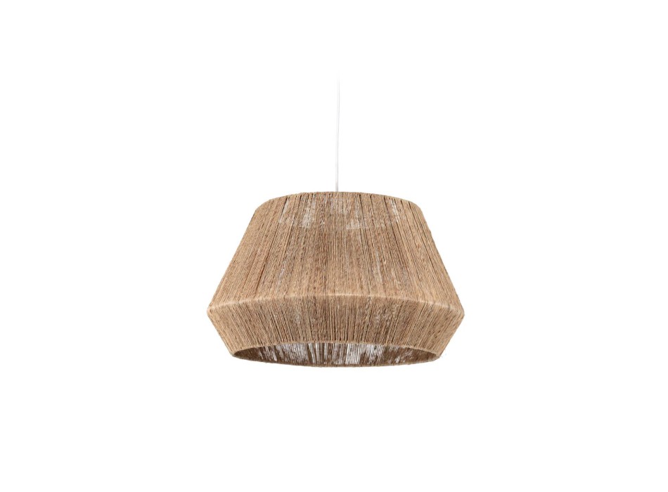 Plafoniera per lampada Crismilda 100% iuta con finitura naturale Ø 50 cm