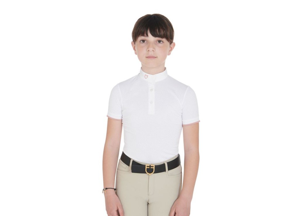 POLO BAMBINA DA CONCORSO SLIM FIT TRASPIRANTE