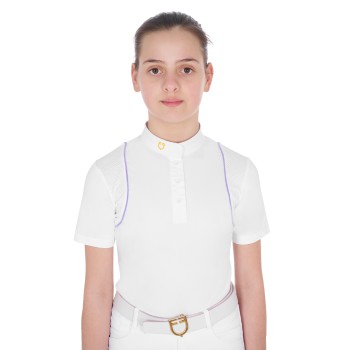 POLO BAMBINA SLIM FIT DA CONCORSO CON BOTTONI