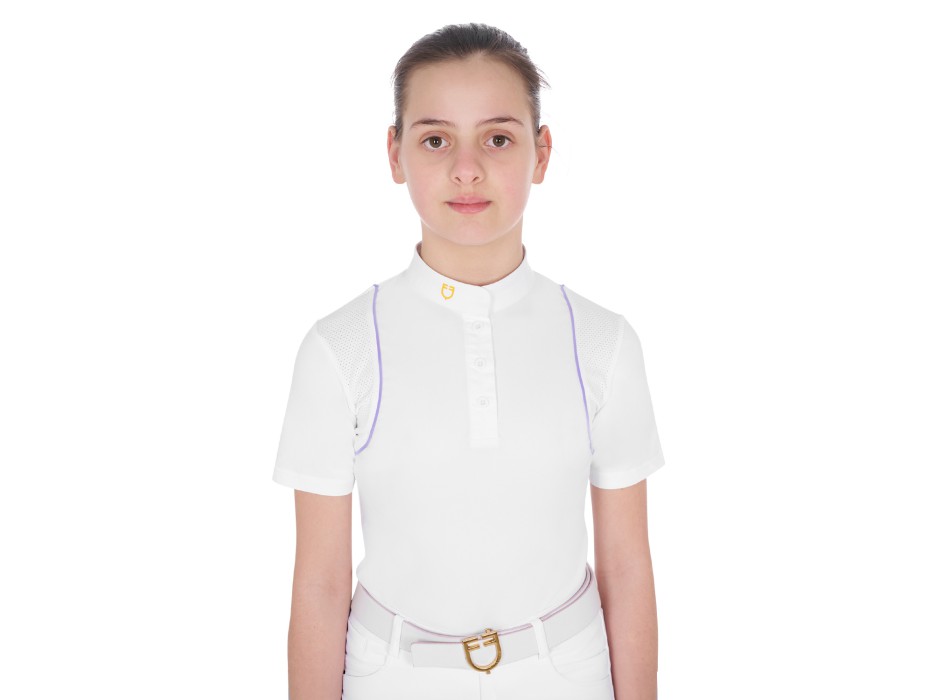 POLO BAMBINA SLIM FIT DA CONCORSO CON BOTTONI