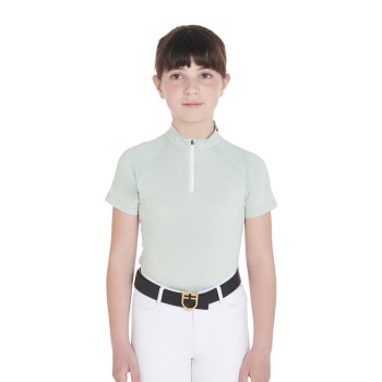 POLO BAMBINI DA ALLENAMENTO SLIM FIT IN TESSUTO TECNICO