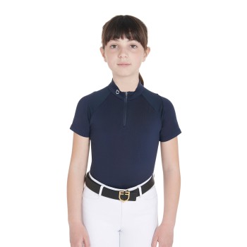 POLO BAMBINI DA ALLENAMENTO SLIM FIT IN TESSUTO TECNICO