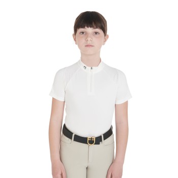 POLO BAMBINI DA ALLENAMENTO SLIM FIT IN TESSUTO TECNICO