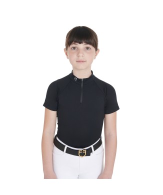 POLO BAMBINI DA ALLENAMENTO SLIM FIT IN TESSUTO TECNICO