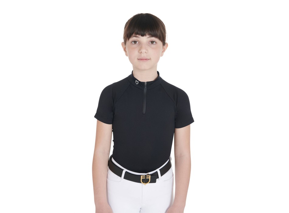 POLO BAMBINI DA ALLENAMENTO SLIM FIT IN TESSUTO TECNICO