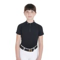 POLO BAMBINI DA ALLENAMENTO SLIM FIT IN TESSUTO TECNICO