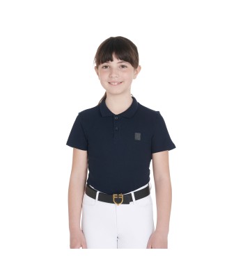 POLO BAMBINI SLIM FIT DA ALLENAMENTO TRE BOTTONI