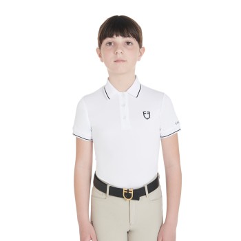 POLO BAMBINI SLIM FIT IN TESSUTO TECNICO ANTIBATTERICO