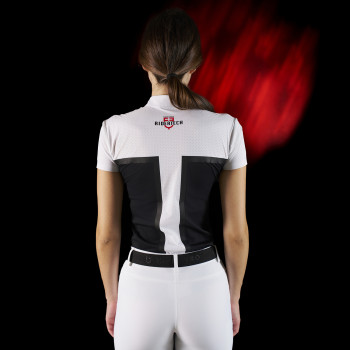 Polo concorso donna Equestro Ridertechnology tessuto traforato