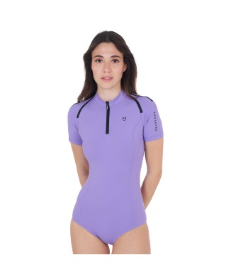 POLO DONNA DA ALLENAMENTO A BODY CON ZIP