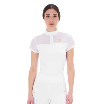 POLO DONNA DA ALLENAMENTO IN MESH