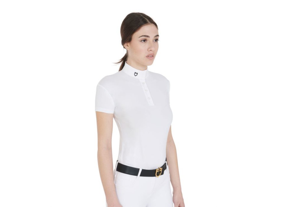 POLO DONNA DA CONCORSO SLIM FIT COLLETTO COREANO