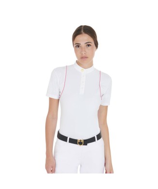 POLO DONNA SLIM FIT DA CONCORSO CON BOTTONI