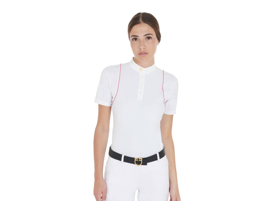 POLO DONNA SLIM FIT DA CONCORSO CON BOTTONI