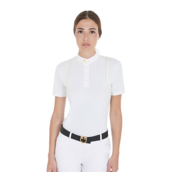 POLO DONNA SLIM FIT DA CONCORSO CON BOTTONI