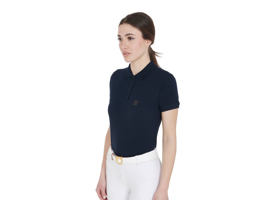 POLO DONNA SLIM FIT IN TESSUTO PREMIUM-STRETCH