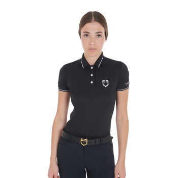 POLO DONNA SLIM FIT IN TESSUTO TRASPIRANTE