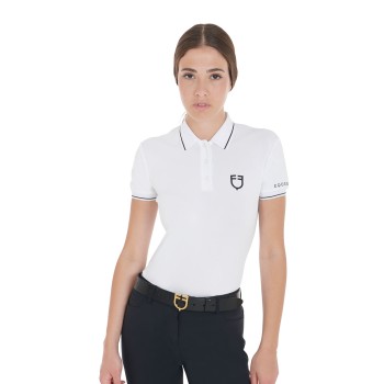 POLO DONNA SLIM FIT IN TESSUTO TRASPIRANTE