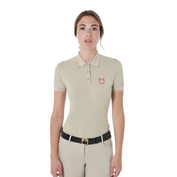 POLO DONNA SLIM FIT IN TESSUTO TRASPIRANTE