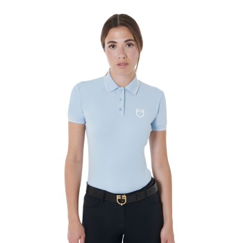 POLO DONNA SLIM FIT IN TESSUTO TRASPIRANTE